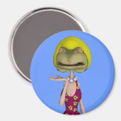 Frogface-Blonde Magnet (Vorderseite/Rückseite)