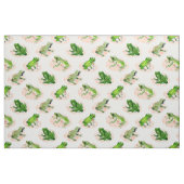 FROGFLOTTENFLOTTEN Niedliche Aquarellfrösche Stoff (Fat Quarter (45,7 x 55,9 cm))