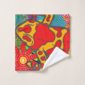 Frogger Badhandtuch Set (Waschlappen)