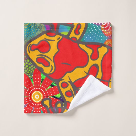 Frogger Badhandtuch Set (Waschlappen)