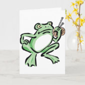Frogger Karte (Gelbe Blume)