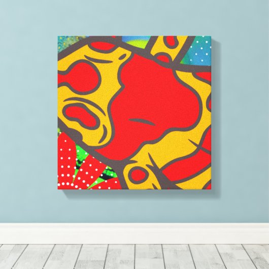 Frogger Leinwanddruck (Insitu (Holzboden))