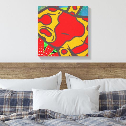 Frogger Leinwanddruck (Insitu (Schlafzimmer))