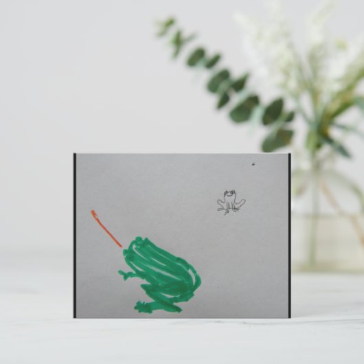 Frogger Postkarte (Stehend Vorderseite)