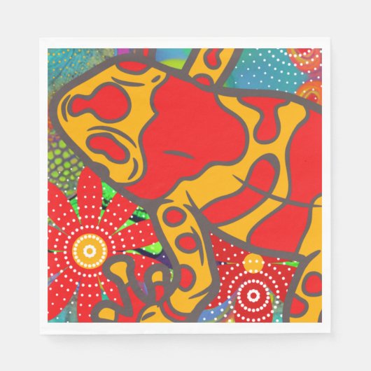 Frogger Serviette (Vorderseite)