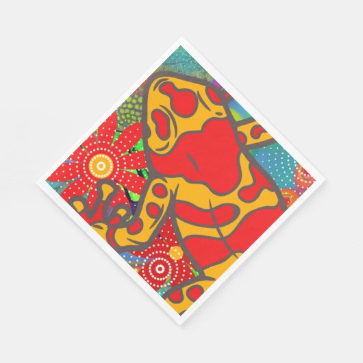 Frogger Serviette (Ecke)