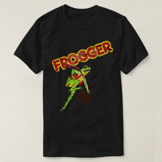 Frogger Vintag Style T-Shirt (Design vorne)