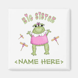 Froggie Big Sister Magnet