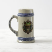 Froggie Frog Steampunk Bierglas (Links)