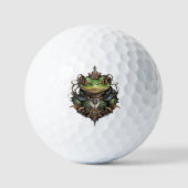 Froggie Frog Steampunk Design, Golfball (Vorderseite)