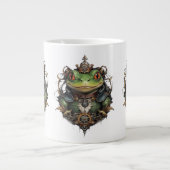 Froggie Frog Steampunk Design, Jumbo-Tasse (Vorderseite)