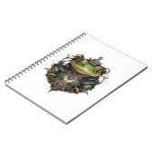Froggie Frog Steampunk Design, Notizblock (Linke Seite)