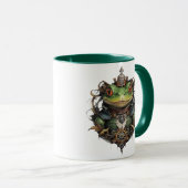 Froggie Frog Steampunk Tasse (VorderseiteRechts)