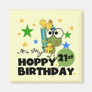 Froggie hopfenreicher 21. Geburtstag Magnet