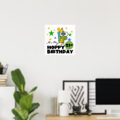 Froggie Hoppy 21. Geburtstag Poster (Heimbüro)