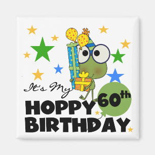 Froggie Hoppy 60. Geburtstag Magnet