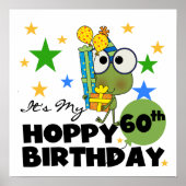 Froggie Hoppy 60. Geburtstag Poster (Vorne)