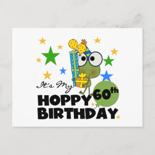 Froggie Hoppy 60. Geburtstag Postkarte