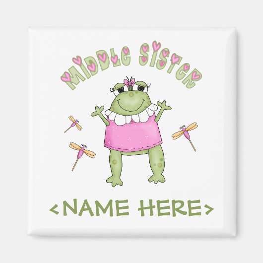 Froggie Middle Sister Magnet (Vorne)