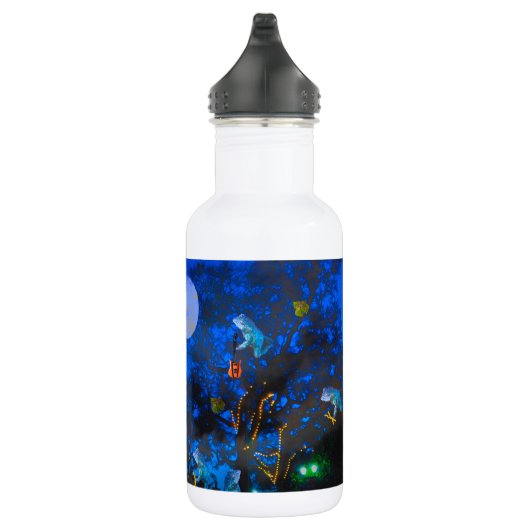Froggie Nacht Edelstahlflasche (Rechts)