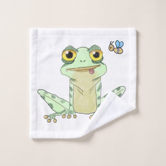 Froggie Newton Badhandtuch Set (Waschlappen)