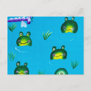 FROGGIE POND Postkarte
