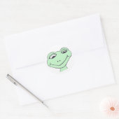 Froggie Runder Aufkleber (Umschlag)