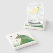 Froggie Stone Untersetzer (Seitenansicht)