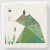 Froggie Stone Untersetzer (Vorderseite)