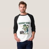 Froggin’ Fresh - Funky Frog Rapper Angesagt-Hop Sp T-Shirt (Vorne ganz)