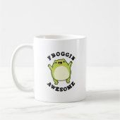 Froggin Phantastisch Funny Frog Pub Kaffeetasse (Links)