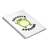 Froggin Phantastisch Funny Frog Pub Notizblock (Rechte Seite)