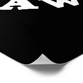 Froggin Phantastisch Funny Frog Pun Dark BG Poster (Ecke)