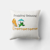 Frogging Entspannendes Pilzkissen Kissen (Rückseite)