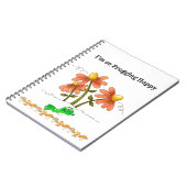 Frogging Happy Mushroom Notebook Notizblock (Linke Seite)