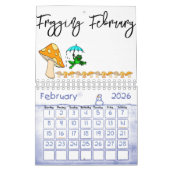 Frogging-Kalender 2023 - Mushroom Kalender (Feb 2026)