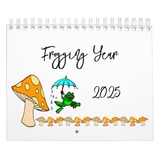 Frogging-Kalender 2025 - Mushroom Kalender (Titelbild)