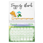 Frogging-Kalender 2025 - Mushroom Kalender (Mär 2026)