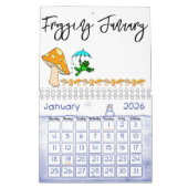 Frogging-Kalender 2025 - Mushroom Kalender (Jan 2026)