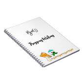 Frogging Writing Mushroom-Notebook Notizblock (Rechte Seite)