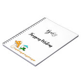 Frogging Writing Mushroom-Notebook Notizblock (Linke Seite)