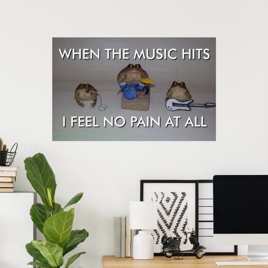 Froggo und da Crew Poster (Heimbüro)