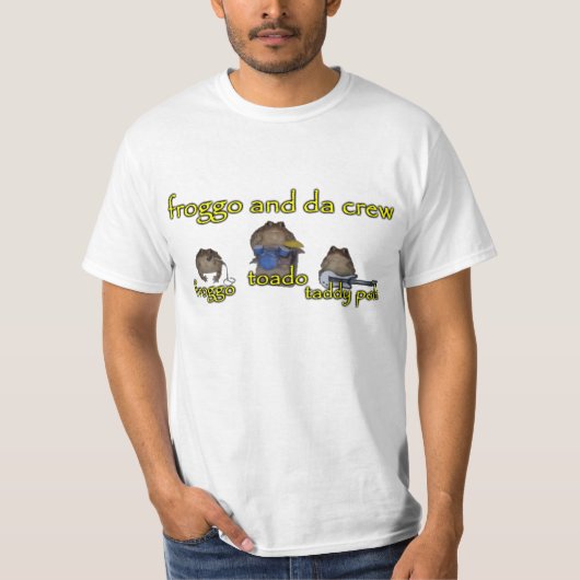 froggo und DA-Crewbandt-stück T-Shirt (Vorderseite)