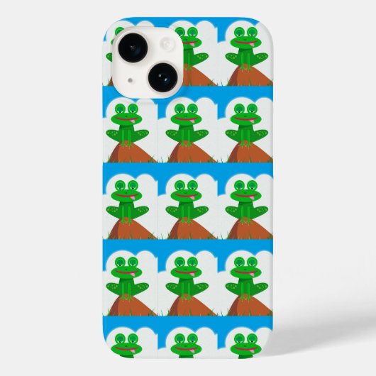 Froggy auf einem Hill Phone Case (Rückseite)