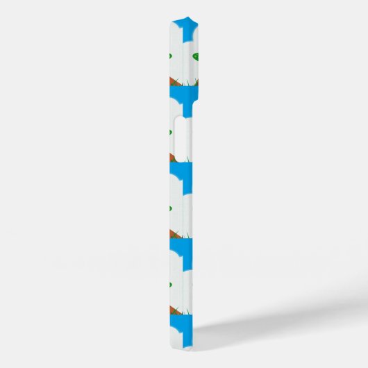 Froggy auf einem Hill Phone Case (Rückseite / Rechts)