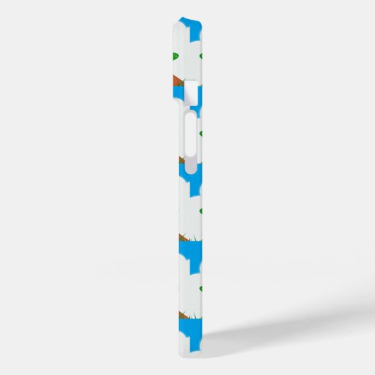 Froggy auf einem Hill Phone Case (Rückseite / Links)