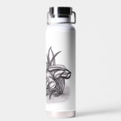 Froggy , Bearbeiten Sie Ihren Text Trinkflasche (Rückseite)
