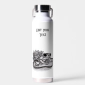 Froggy , Bearbeiten Sie Ihren Text Trinkflasche (Vorne)