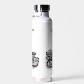 Froggy , Bearbeiten Sie Ihren Text Trinkflasche (Rechts)