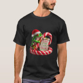 FROGGY Christmas | Funny Red-Eyed Tree Frog T-Shirt (Vorderseite)